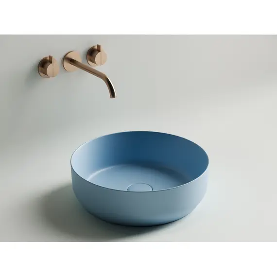 УМЫВАЛЬНИК ЧАША НАКЛАДНАЯ CERAMICA NOVA ELEMENT 390*390*120ММ ГОЛУБОЙ МАТОВЫЙ