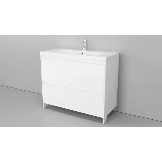 ТУМБА НАПОЛЬНАЯ VELVEX KLAUFS 100 БЕЛЫЙ