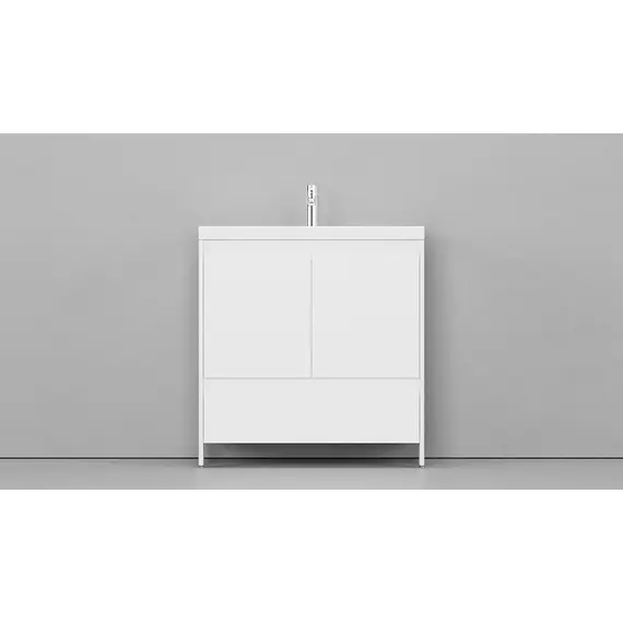 ТУМБА НАПОЛЬНАЯ VELVEX KLAUFS 80 БЕЛЫЙ