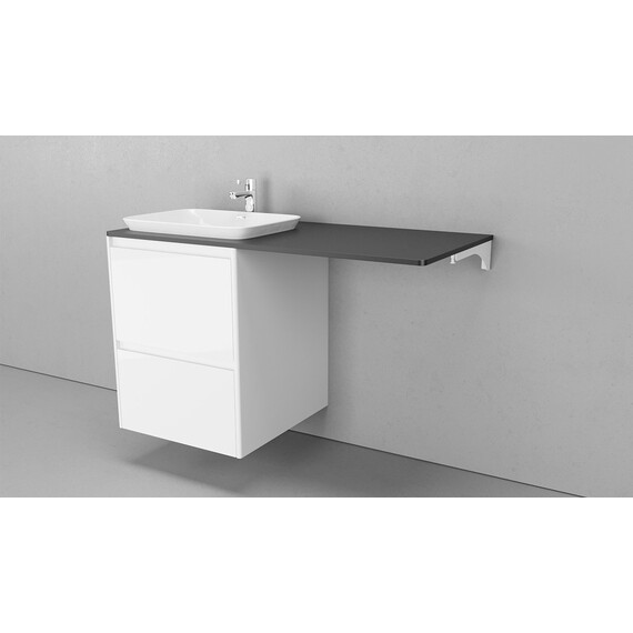 ТУМБА ПОДВЕСНАЯ VELVEX KLAUFS 56X60 БЕЛЫЙ