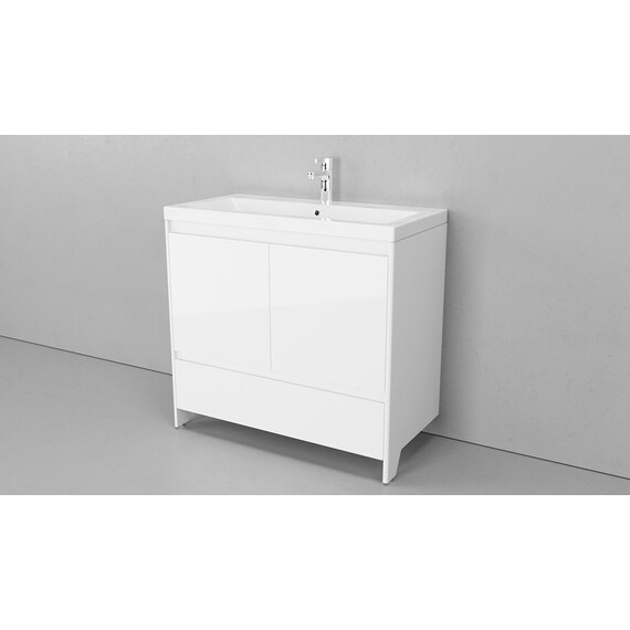 ТУМБА НАПОЛЬНАЯ VELVEX KLAUFS 90 БЕЛЫЙ