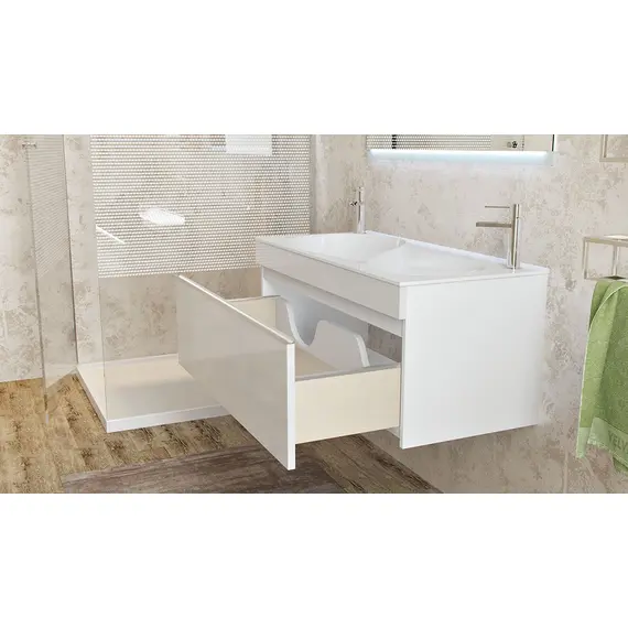 ТУМБА ПОДВЕСНАЯ VELVEX OTTO 100 БЕЛЫЙ