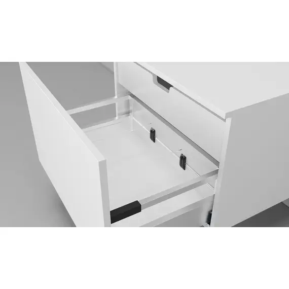 ТУМБА ПОДВЕСНАЯ VELVEX UNIT 80 ВЫДВИЖНОЙ ЯЩИК, ВНУТРЕННИЙ ЯЩИК, БЕЛЫЙ ЛЕД