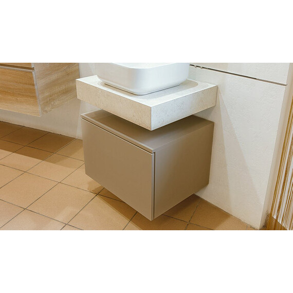 ТУМБА ПОДВЕСНАЯ VELVEX UNIT 60 ВЫДВИЖНОЙ ЯЩИК, ВНУТРЕННИЙ ЯЩИК, БЕЛЫЙ ЛЕД