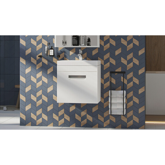 ТУМБА ПОДВЕСНАЯ VELVEX ESTEA 50.1Y БЕЛЫЙ МАТОВЫЙ