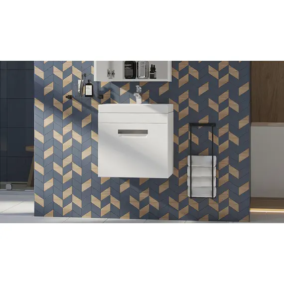 ТУМБА ПОДВЕСНАЯ VELVEX ESTEA 50.1Y БЕЛЫЙ МАТОВЫЙ