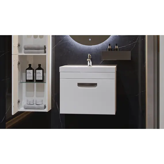 ТУМБА ПОДВЕСНАЯ VELVEX ESTEA 60.1Y БЕЛЫЙ МАТОВЫЙ