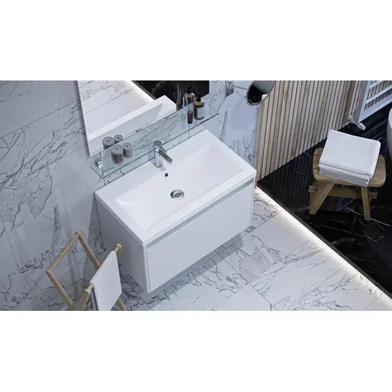 ТУМБА ПОДВЕСНАЯ VELVEX KLAUFS 80 БЕЛЫЙ