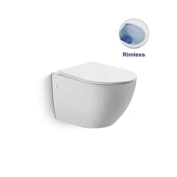 УНИТАЗ ПОДВЕСНОЙ VINCEA GLOBO VT1-14 БЕЗОБОДКОВЫЙ, БЕЛЫЙ