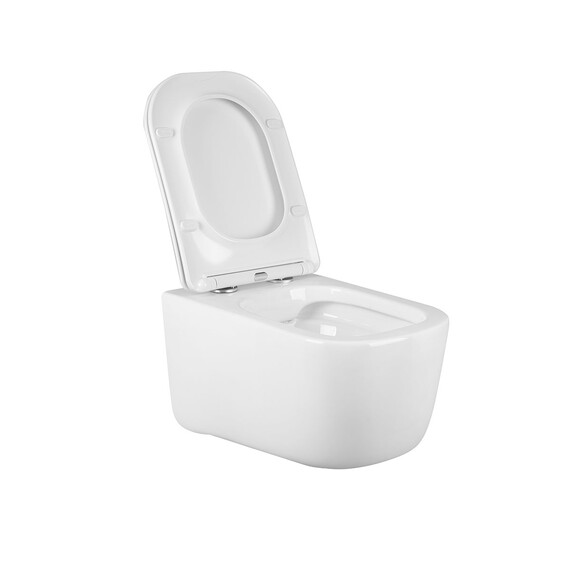 УНИТАЗ ПОДВЕСНОЙ VINCEA CORE VT1-28 БЕЗОБОДКОВЫЙ, БЕЛЫЙ