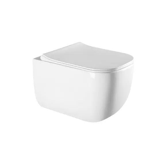 УНИТАЗ ПОДВЕСНОЙ VINCEA FORM VT1-35 БЕЗОБОДКОВЫЙ, БЕЛЫЙ