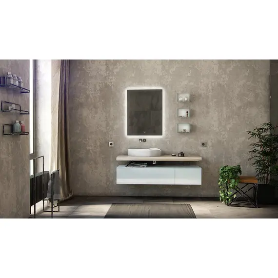 ТУМБА ПОДВЕСНАЯ VELVEX FELAY 95 БЕЛЫЙ ГЛЯНЦЕВЫЙ