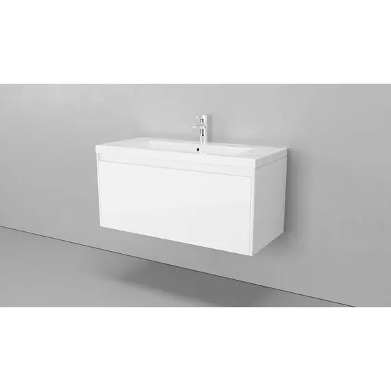 ТУМБА ПОДВЕСНАЯ VELVEX KLAUFS 100 БЕЛЫЙ