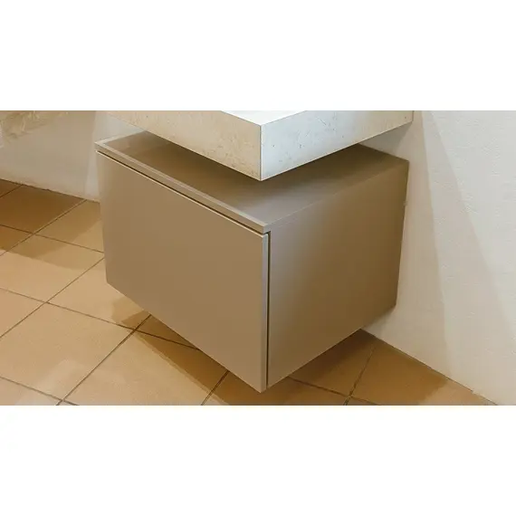 ТУМБА ПОДВЕСНАЯ VELVEX UNIT 60 ВЫДВИЖНОЙ ЯЩИК, ВНУТРЕННИЙ ЯЩИК, БЕЛЫЙ ЛЕД