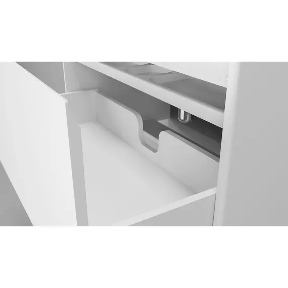 ТУМБА НАПОЛЬНАЯ VELVEX KLAUFS 100 БЕЛЫЙ