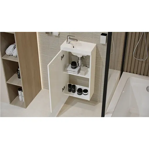 ТУМБА ПОДВЕСНАЯ VELVEX ESTEA 40.1D БЕЛЫЙ МАТОВЫЙ