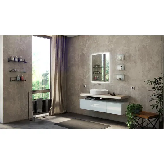 ТУМБА ПОДВЕСНАЯ VELVEX FELAY 45 БЕЛЫЙ ГЛЯНЦЕВЫЙ