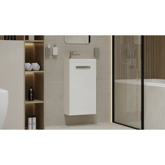 ТУМБА ПОДВЕСНАЯ VELVEX ESTEA 40.1D БЕЛЫЙ МАТОВЫЙ