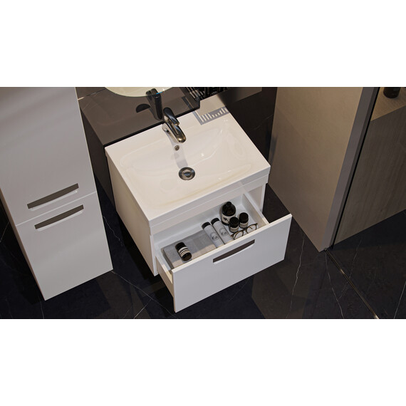 ТУМБА ПОДВЕСНАЯ VELVEX ESTEA 60.1Y БЕЛЫЙ МАТОВЫЙ