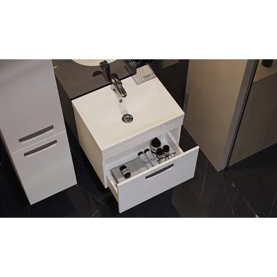 ТУМБА ПОДВЕСНАЯ VELVEX ESTEA 60.1Y БЕЛЫЙ МАТОВЫЙ