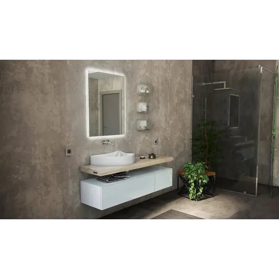 ТУМБА ПОДВЕСНАЯ VELVEX FELAY 45 БЕЛЫЙ ГЛЯНЦЕВЫЙ