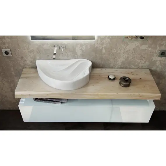 ТУМБА ПОДВЕСНАЯ VELVEX FELAY 45 БЕЛЫЙ ГЛЯНЦЕВЫЙ