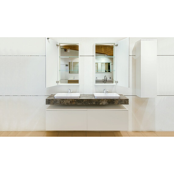 ЗЕРКАЛО-ШКАФ VELVEX UNIQUE UNIT 47 БЕЛЫЙ МАТОВЫЙ