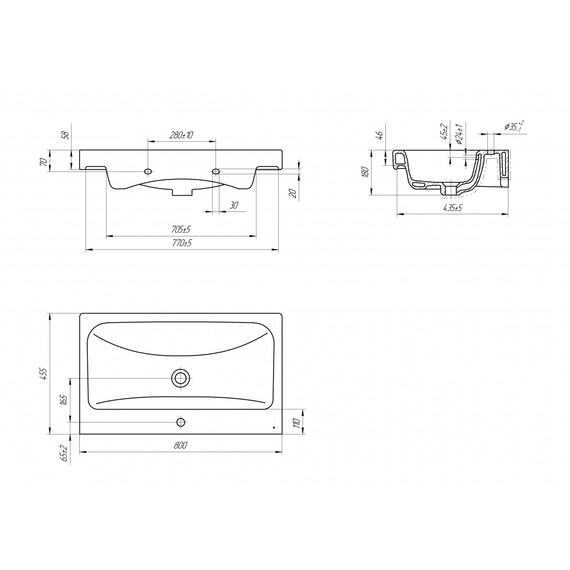 ТУМБА ПОДВЕСНАЯ VELVEX ESTEA 80.1Y БЕЛЫЙ МАТОВЫЙ