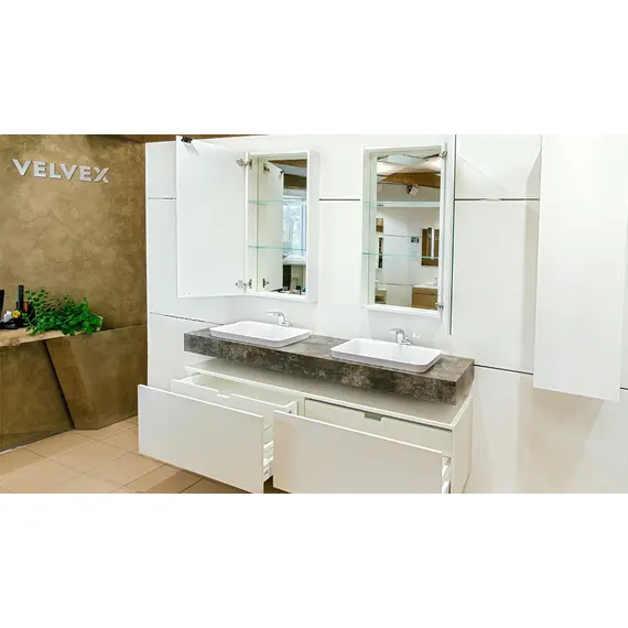 ЗЕРКАЛО-ШКАФ VELVEX UNIQUE UNIT 47 БЕЛЫЙ МАТОВЫЙ