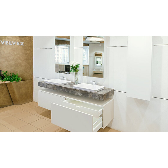 ЗЕРКАЛО-ШКАФ VELVEX UNIQUE UNIT 47 БЕЛЫЙ МАТОВЫЙ