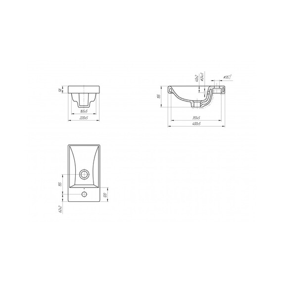 ТУМБА ПОДВЕСНАЯ VELVEX ESTEA 40.1D БЕЛЫЙ МАТОВЫЙ