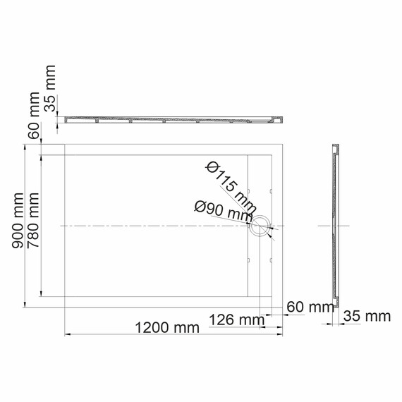ДУШЕВОЙ ПОДДОН WASSERKRAFT WIESE 84T07
