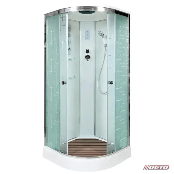 ДУШЕВАЯ КАБИНА DETO EM1580EL С ЭЛЕКТРИКОЙ