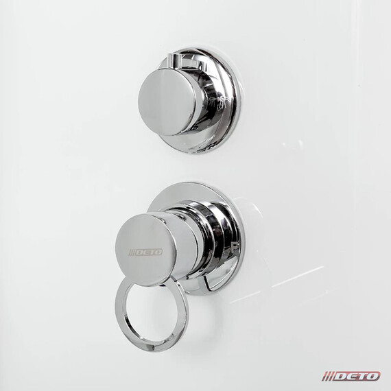 ДУШЕВАЯ КАБИНА DETO EM1580GM С ГИДРОМАССАЖЕМ