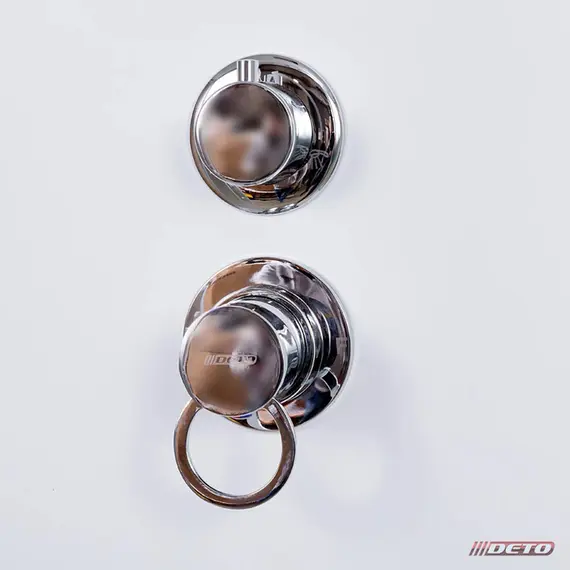 ДУШЕВАЯ КАБИНА DETO EM1580GM С ГИДРОМАССАЖЕМ