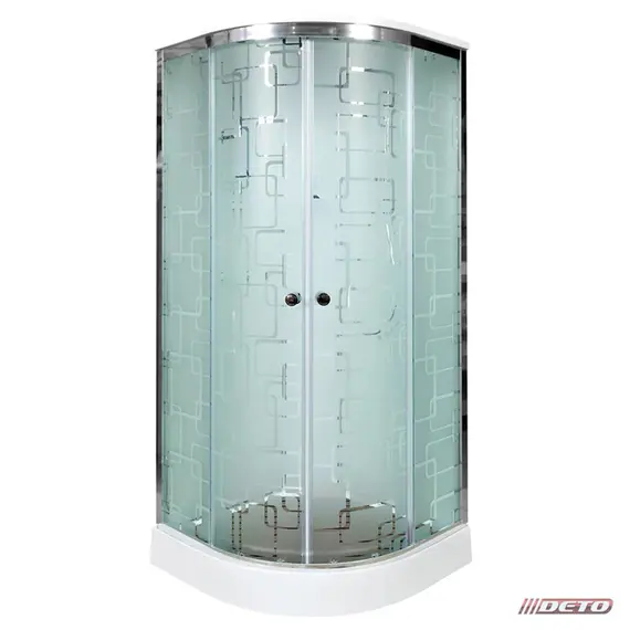 ДУШЕВАЯ КАБИНА DETO EM1580GM С ГИДРОМАССАЖЕМ