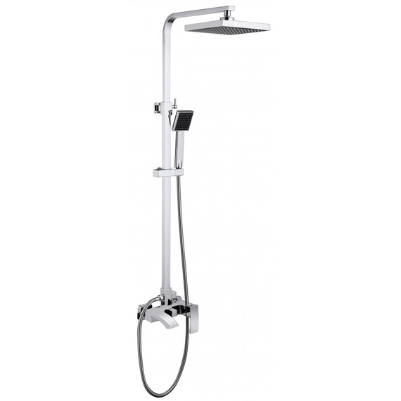 ДУШЕВАЯ СТОЙКА ABBER WASSERFALL AF8616 С ИЗЛИВОМ, ХРОМ