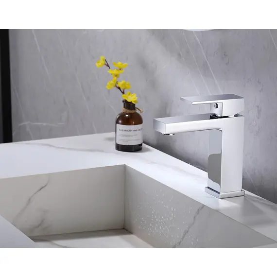 СМЕСИТЕЛЬ ABBER DAHEIM AF8210 ДЛЯ РАКОВИНЫ, ХРОМ