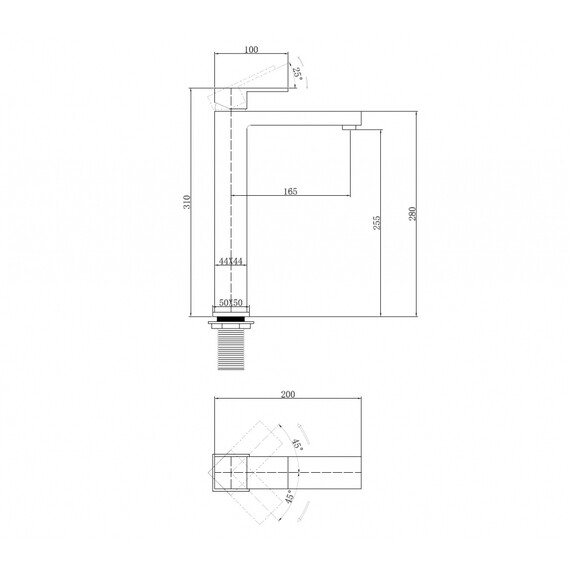 СМЕСИТЕЛЬ ABBER DAHEIM AF8211G ДЛЯ РАКОВИНЫ, ЗОЛОТО МАТОВОЕ