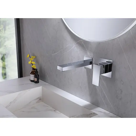 СМЕСИТЕЛЬ ABBER DAHEIM AF8212 ДЛЯ РАКОВИНЫ СКРЫТОГО МОНТАЖА, ХРОМ