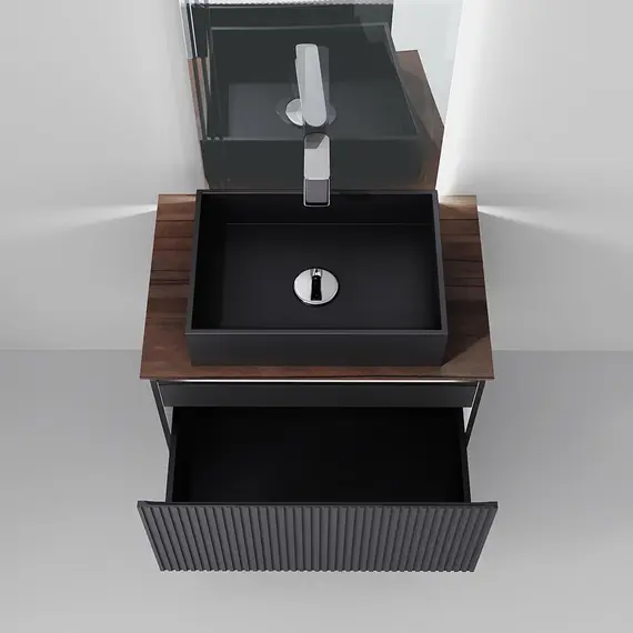 ПОДВЕСНАЯ ТУМБА JORNO STRONG 80 АНТРАЦИТ