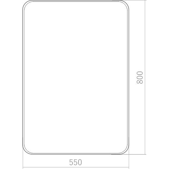 ЗЕРКАЛО SILVER MIRROR AMADEUS 550X800