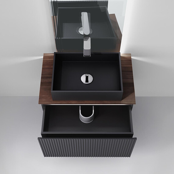 ПОДВЕСНАЯ ТУМБА JORNO STRONG 80 АНТРАЦИТ