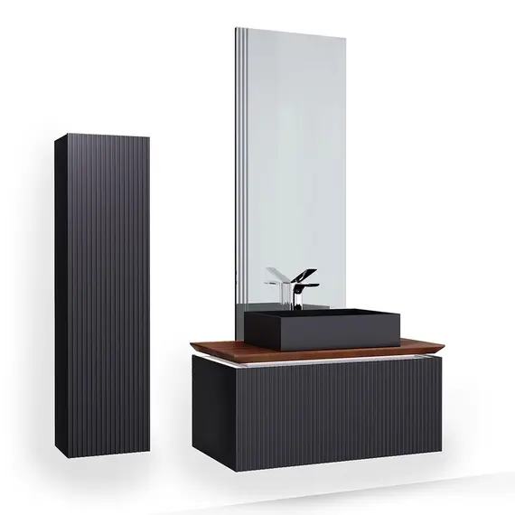 ПОДВЕСНАЯ ТУМБА JORNO STRONG 100 АНТРАЦИТ