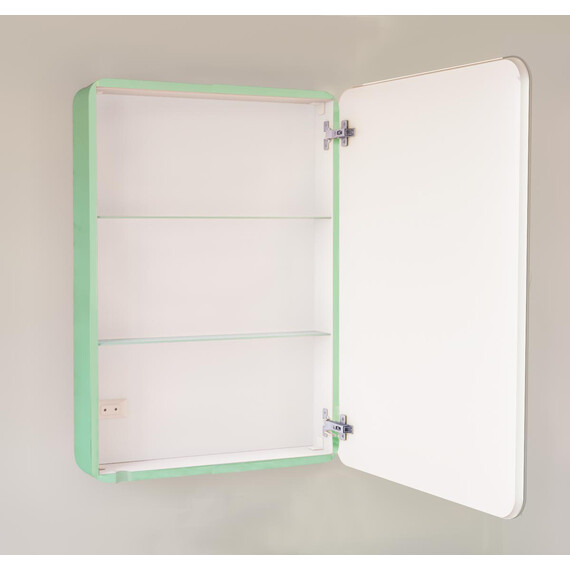 ЗЕРКАЛО-ШКАФ JORNO PASTEL 60 БИРЮЗОВЫЙ БРИЗ С ПОДСВЕТКОЙ ЗЕРКАЛО-ШКАФ JORNO PASTEL 60 БИРЮЗОВЫЙ БРИЗ С ПОДСВЕТКОЙ