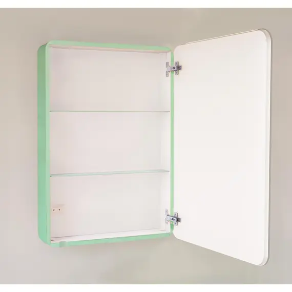 ЗЕРКАЛО-ШКАФ JORNO PASTEL 60 БИРЮЗОВЫЙ БРИЗ С ПОДСВЕТКОЙ