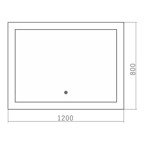 ЗЕРКАЛО SILVER MIRROR NORMA 1200Х800