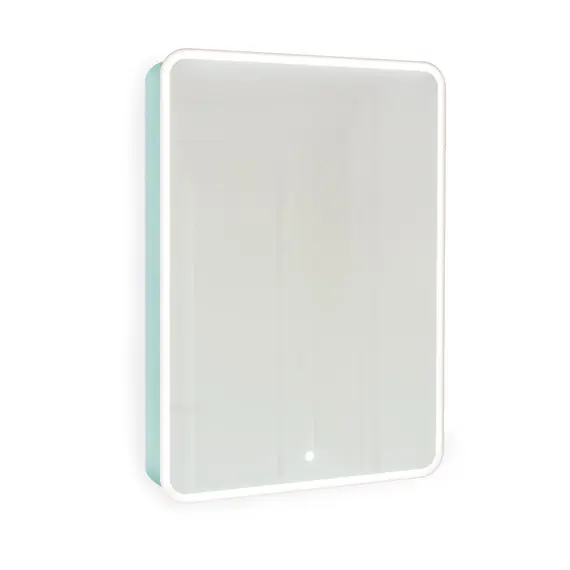 ЗЕРКАЛО-ШКАФ JORNO PASTEL 60 БИРЮЗОВЫЙ БРИЗ С ПОДСВЕТКОЙ