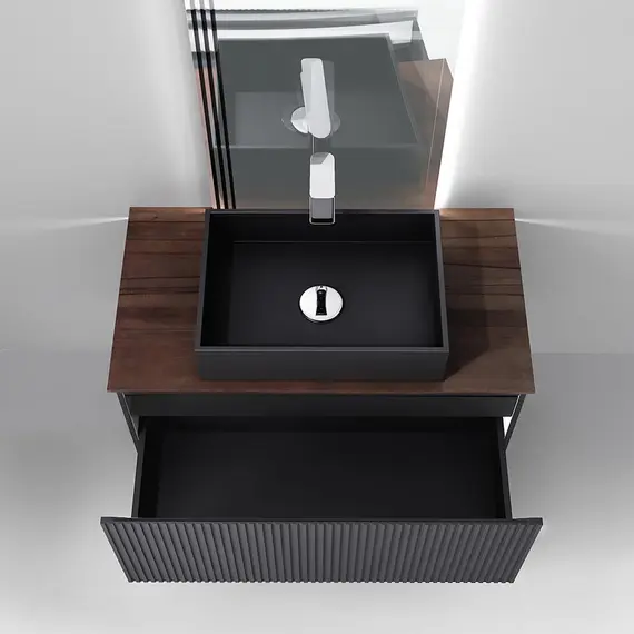 ПОДВЕСНАЯ ТУМБА JORNO STRONG 100 АНТРАЦИТ