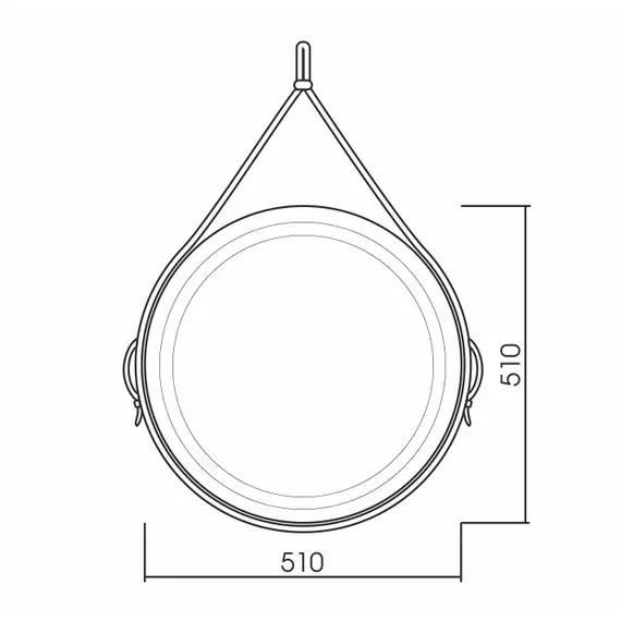 ЗЕРКАЛО SILVER MIRROR KAPITAN LIGHT D510
